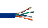 Blue Color Cat5e 350MHZ UTP Stranded Bulk Ethernet Cable AllCables4U