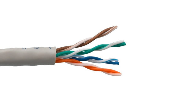 Gray Color Cat5e 350MHZ UTP Stranded Bulk Ethernet Cable AllCables4U