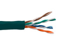 Green Color Cat5e 350MHZ UTP Stranded Bulk Ethernet Cable AllCables4U