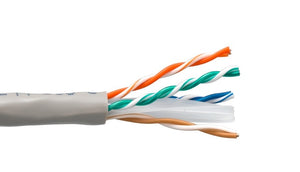 Gray Color Cat6 550MHZ CMR UTP Solid Bulk Ethernet Cable AllCables4U