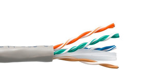 Gray Color Cat6 550MHZ UTP Solid Bulk Ethernet Cable AllCables4U