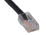 Black Color Cat5e UTP Assembled Network Patch Cables AllCables4U