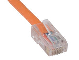 Orange Color Cat5e UTP Assembled Network Patch Cables AllCables4U