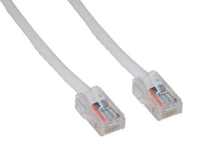 White Color Cat5e UTP Assembled Network Patch Cables AllCables4U