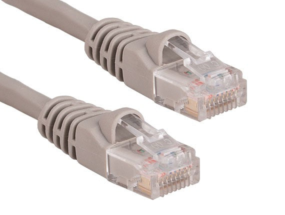 Gray Color Cat5e UTP Snagless Network Crossover Patch Cable AllCables4U