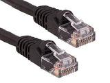 Black Color Cat5e UTP Snagless Network Patch Cables AllCables4U