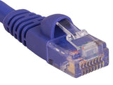 Purple Color Cat5e UTP Snagless Network Patch Cables AllCables4U