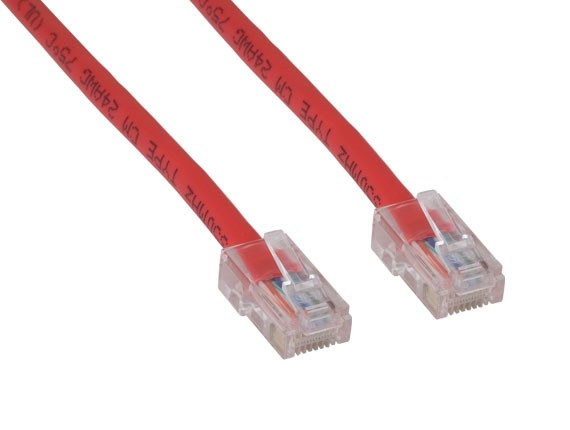 Red Color Cat6 UTP Assembled Network Patch Cables AllCables4U