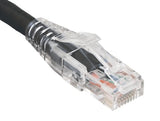 Black Color Cat6 UTP Snagless Network Patch Cable With Clear Boot AllCables4U