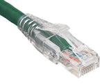 Green Color Cat6 UTP Snagless Network Patch Cable With Clear Boot AllCables4U