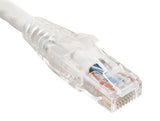 White Color Cat6 UTP Snagless Network Patch Cable With Clear Boot AllCables4U