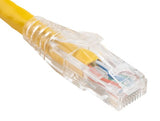 Yellow Color Cat6 UTP Snagless Network Patch Cable With Clear Boot AllCables4U