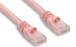 Pink Color Cat6 UTP Snagless Network Patch Cable AllCables4U
