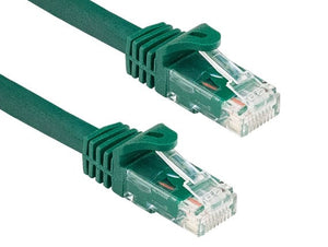 Green Color Cat6a UTP Snagless Network Patch Cable AllCables4U