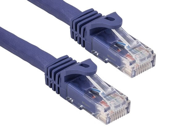 Purple Color Cat6a UTP Snagless Network Patch Cable AllCables4U