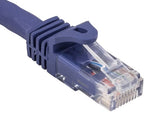 Purple Color Cat6a UTP Snagless Network Patch Cable AllCables4U