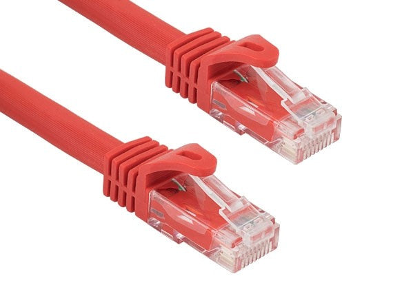 Red Color Cat6a UTP Snagless Network Patch Cable AllCables4U