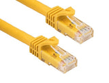 Yellow Color Cat6a UTP Snagless Network Patch Cable AllCables4U
