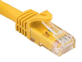 Yellow Color Cat6a UTP Snagless Network Patch Cable AllCables4U