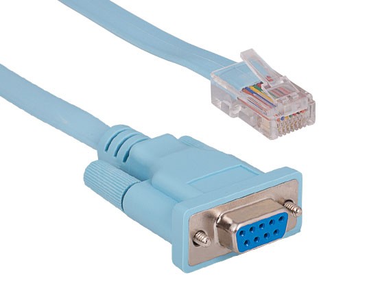 DB9 Female to RJ45 Male Console Cable(Compatible with Cisco® #72-3383-01) AllCables4U
