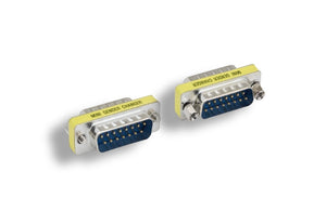 DB15 Male to DB15 Male Mini Gender Changer AllCables4U