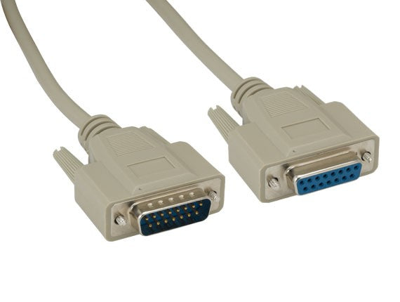 DB15 Male to DB15 Female Serial Cable AllCables4U