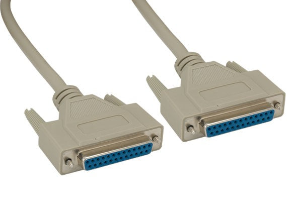 DB25 Female to DB25 Female RS-232 Serial Cable AllCables4U
