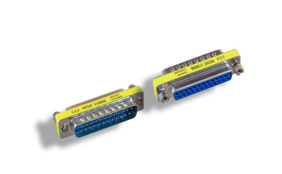 DB25 Male to DB25 Female Port Saver AllCables4U