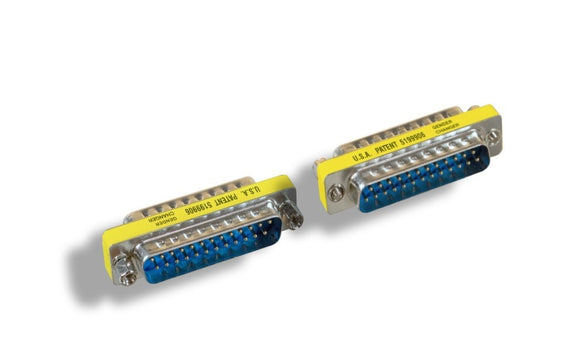 DB25 Male to DB25 Male Mini Gender Changer AllCables4U