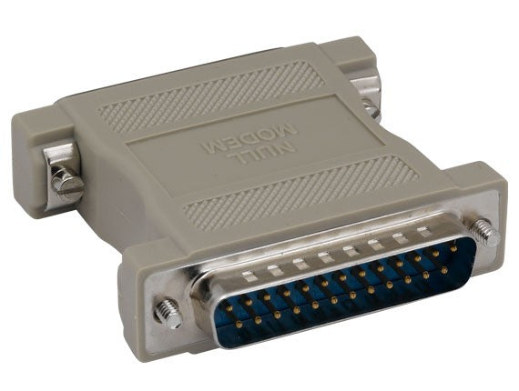 DB25 Male to DB25 Female Null Modem Adapter AllCables4U