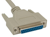 DB25 Male to DB25 Female RS-232 Serial Cable AllCables4U