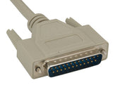 DB25 Male to DB25 Female RS-232 Serial Cable AllCables4U