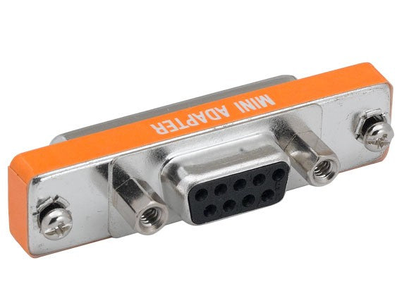 DB9 Female to DB25 Female AT Modem Mini Adapter AllCables4U