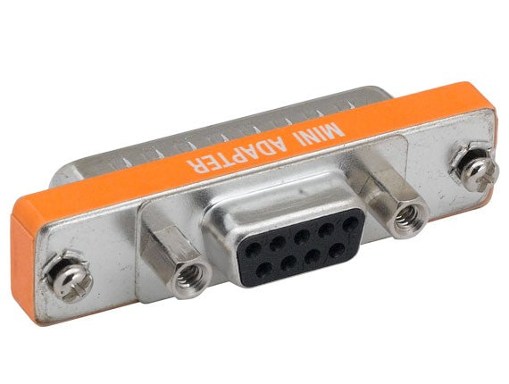 DB9 Female to DB25 Male AT Modem Mini Adapter AllCables4U