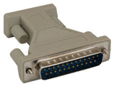 DB9 Female to DB25 Male AT Modem Adapter AllCables4U