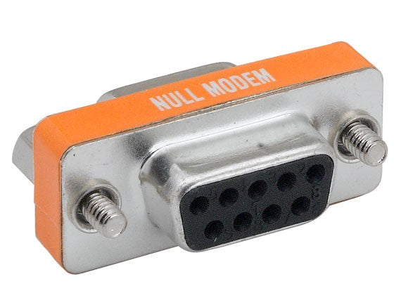 DB9 Female to DB9 Female Null Modem Mini Adapter AllCables4U