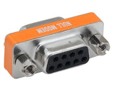 DB9 Female to DB9 Female Null Modem Mini Adapter AllCables4U