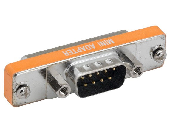 DB9 Male to DB25 Female AT Modem Mini Adapter AllCables4U
