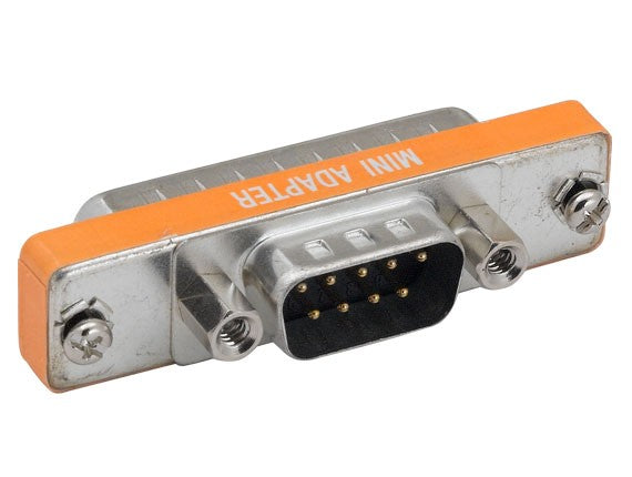 DB9 Male to DB25 Male AT Modem Mini Adapter AllCables4U