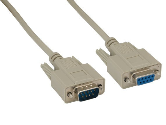 DB9 Male to DB9 Female RS-232 Serial Cable AllCables4U