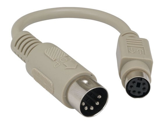 DIN5 Male to Mini-DIN6 Female (AT to PS/2) Keyboard Adapter Cable AllCables4U
