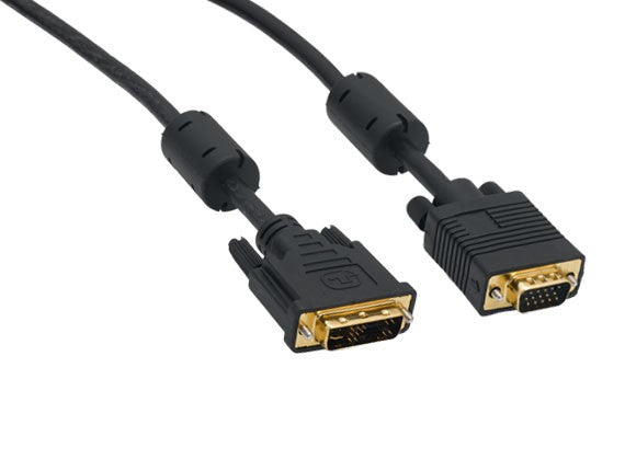DVI-A Male to VGA HD15 Male Analog Video Cable AllCables4U