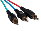 DVI-I Male to 3 ╳ RCA Male Component Video Cable AllCables4U