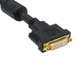 DVI-I Male to DVI-I Female Dual Link Digital/Analog Video Extension Cable AllCables4U