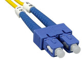 Duplex Single-Mode 3.0mm SC to ST  Fiber Optic Cable AllCables4U