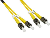 Duplex Single-Mode 2.0mm ST to ST Fiber Optic Cable AllCables4U