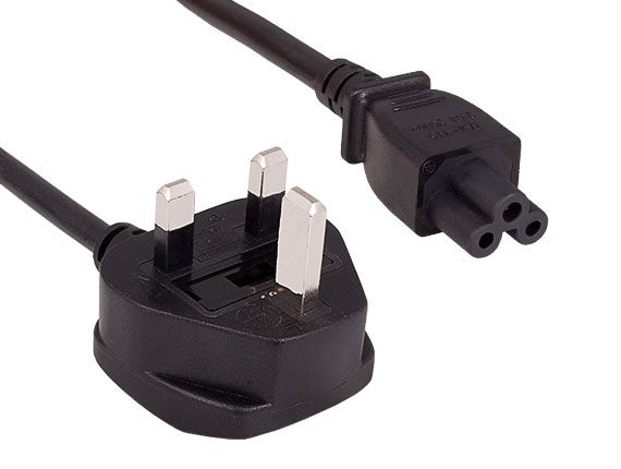 England/UK IEC-60320-C5 to BS1363 Notebook Power Cord With Fuse AllCables4U