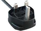 England/UK IEC-60320-C7 to BS1363 Notebook Power Cord With Fuse AllCables4U