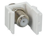 F-Type Female to Female Insert Module Keystone Jack AllCables4U
