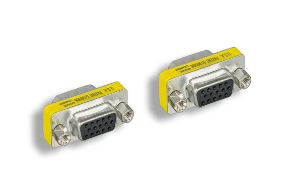 HD15 Female to HD15 Female Mini Gender Changer AllCables4U